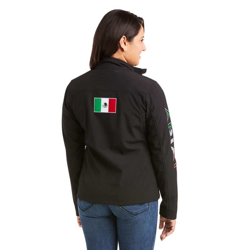 Ariat Jacke Damen - Classic Team Softshell Mexico Schwarz ( PFOGM-7495 )
